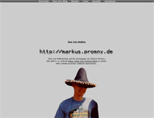 Tablet Screenshot of markus.promny.de